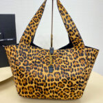 Saint Laurent Le 5 A 7 Bea In Pony Hair Leather Coffee